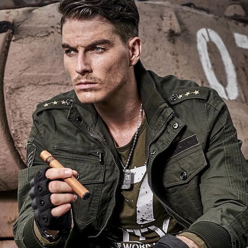 jaqueta militar plus size