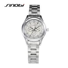 SINOBI Célèbre Femmes Montre À Quartz Montres Femme Mode Casual Montre-Bracelet pour Femme Cadeaux relojes hombre