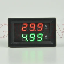 GWUNW BY32A 0-30 В 0-5A DC Цифровой Напряжение Амперметр Текущий тестер Вольтметр двойной светодиодный Дисплей красные, синие светодиодный