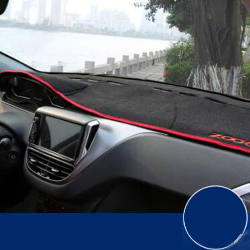 

Carmilla Dashboard Cover Dash mat Dash Mats for Peugeot 2008 2014 2015 2016 2017 2018 Pad Sun Shade Dash Board Cover Carpet