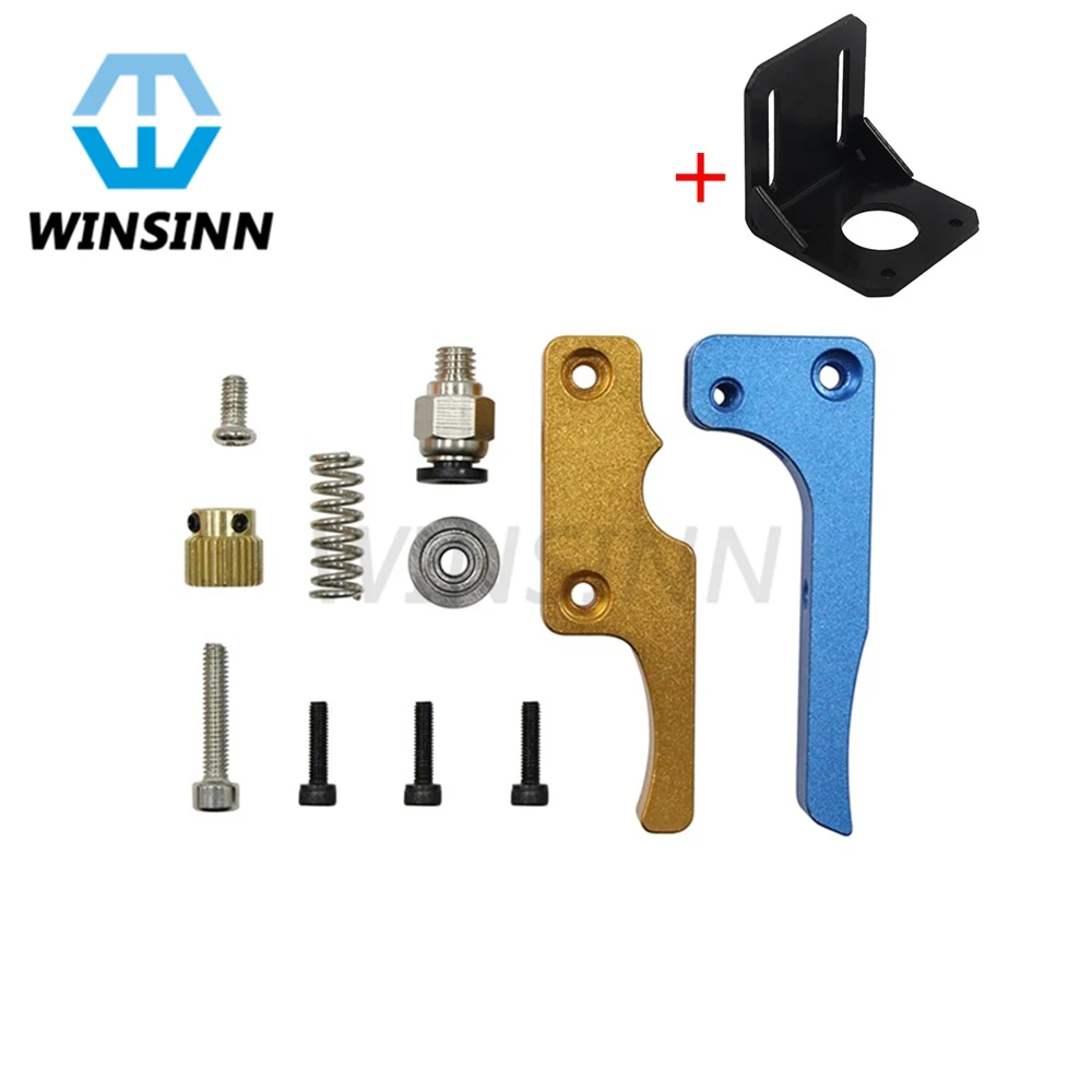 ترقية بودين MK8 الطارد الألومنيوم تغذية محرك Hotend عدة ل Anet A8 اندر 3 RepRap Prusa i3 3D طابعة 1.75mm فوهة خيوط