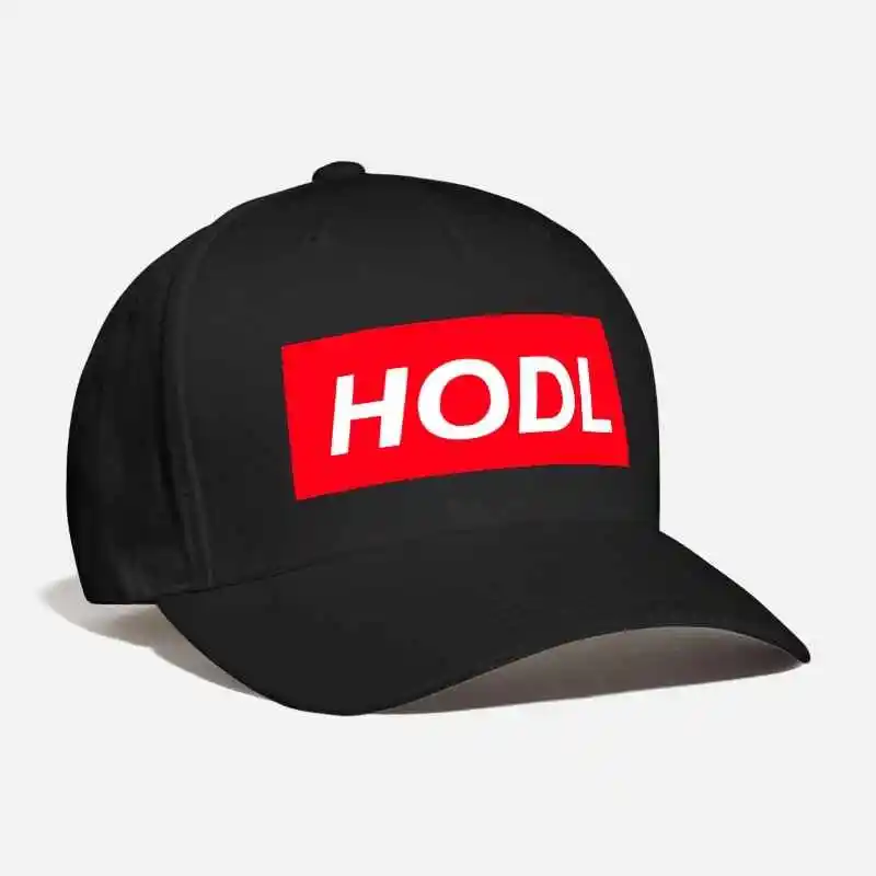 

bitcoine HODL Squar Logo Customized Embroidered Crypto Blockchain Digital Currency BTC XRP ripple Litecoin hold Curved Dad Cap