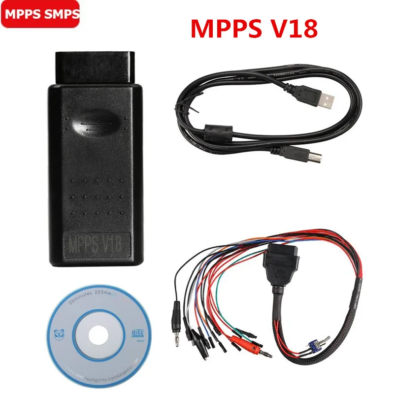 MPPS V18 MAIN TRICORE MULTIBOOT с Breakout Tricore Кабелем MPPS V18/V13/V13.02/V16 SMPPS доступный ECU Программист Инструмент Автомобилей - Цвет: MPPS V18