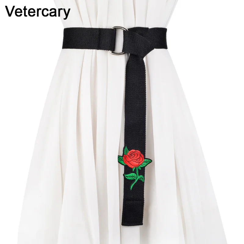black fabric belt for dress