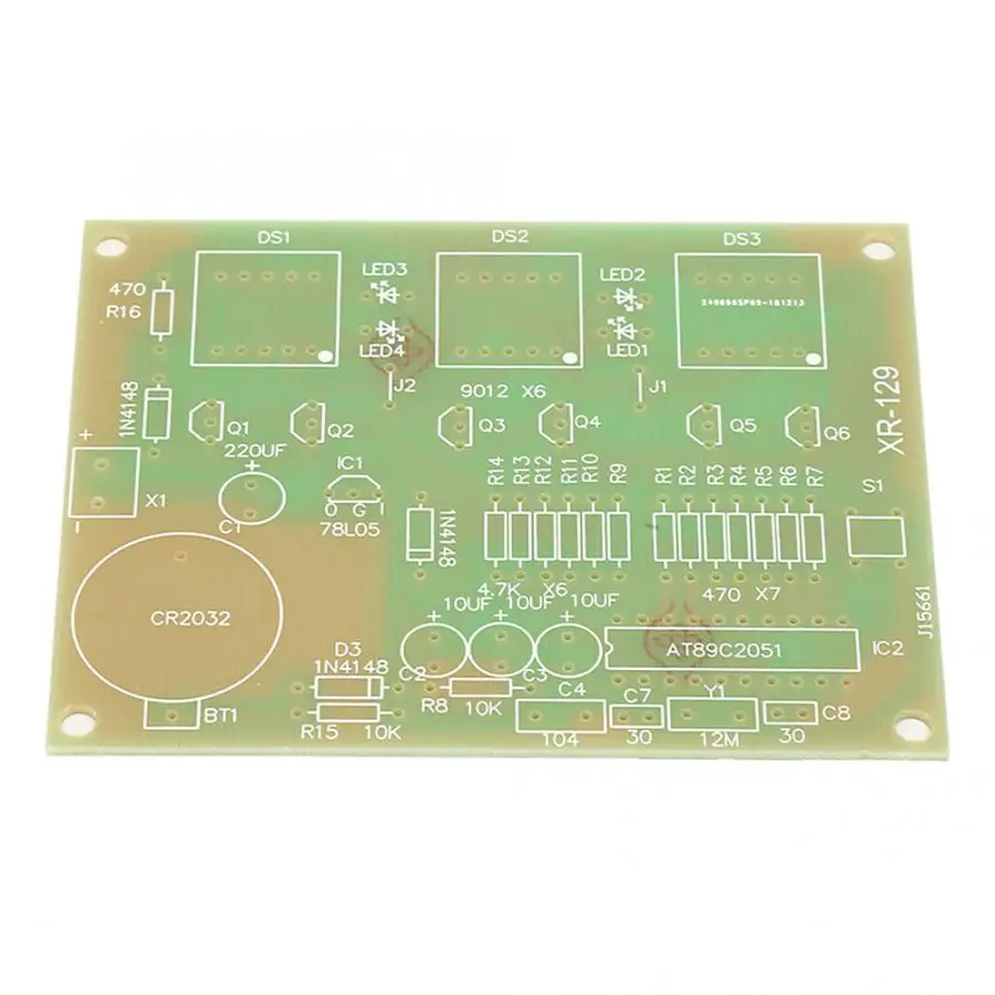 

9-12V 6 Digital LED Electronic Clock Kit Set DIY Component Parts