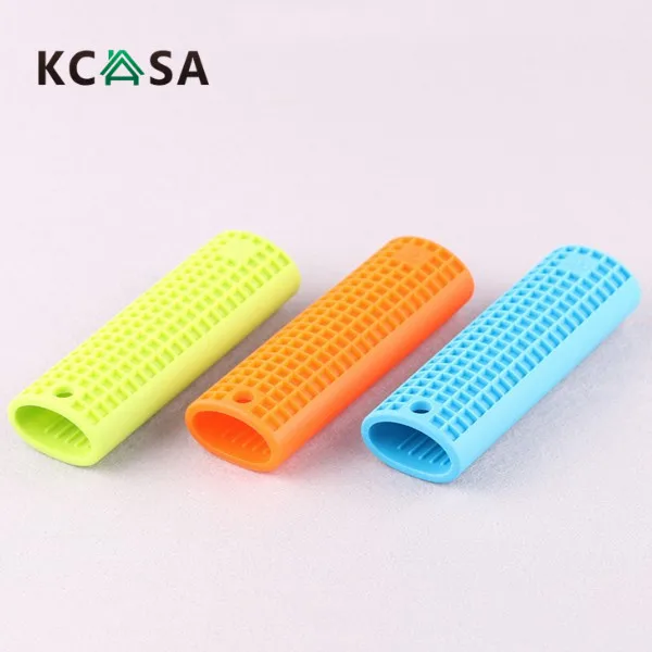 

KCASA Kitchen Silicone Insulated Panhandle Cover heat resistant Anti-slip Kitchen Sets Handle for kitchenware pan cooking tools