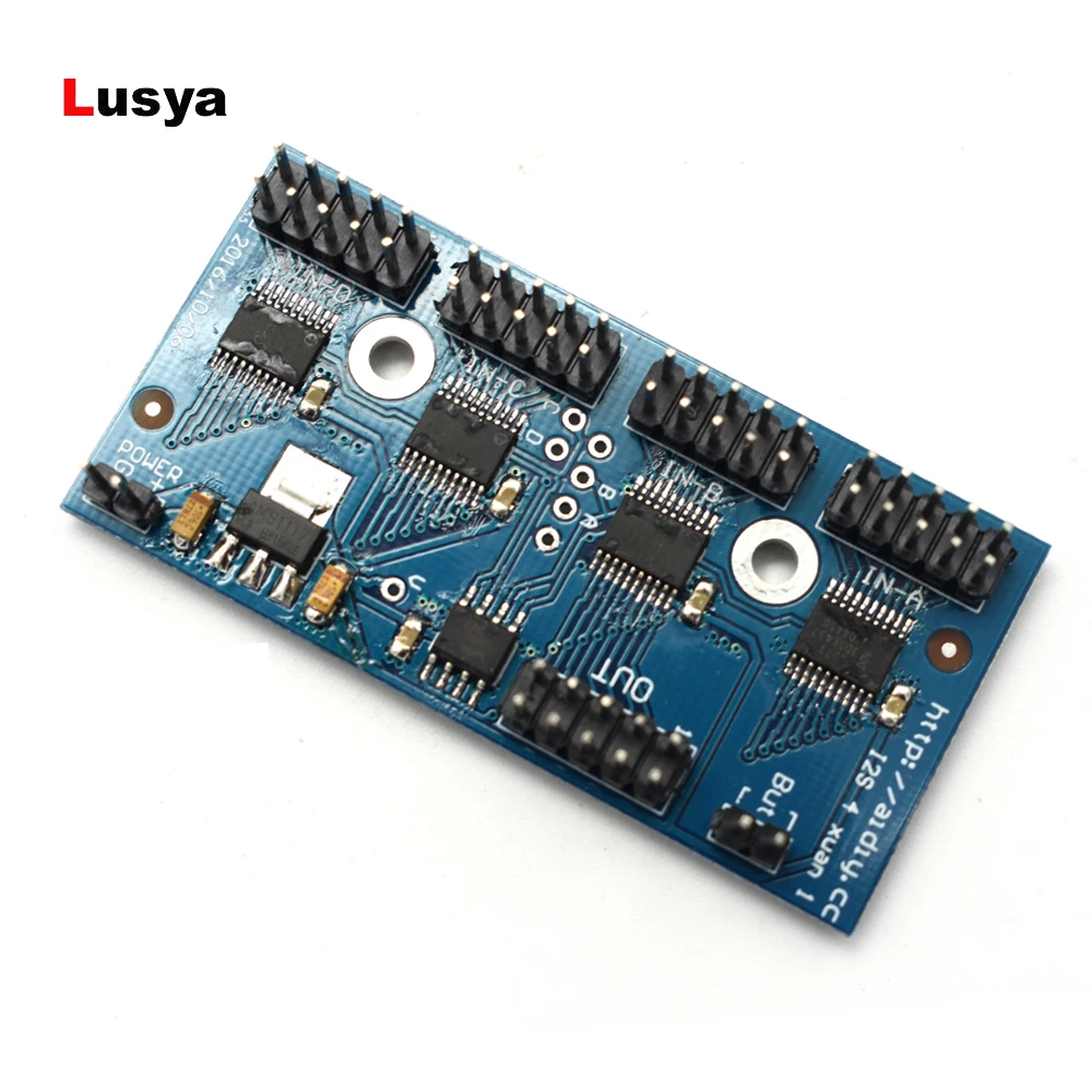 

Four-channel audio I2S/IIS switching module I2S buffer 4 select 1 module For HiFi Amplifier DIY kit F3-002