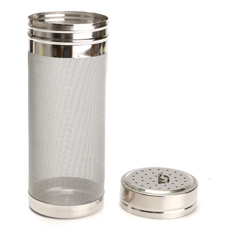 

Dry Hop Spider homebrew filter 7*18cm 300 Micron Mesh Beer Stainless Steel Filter Hopper for Cornelius Kegs Corny Keg Home Brew