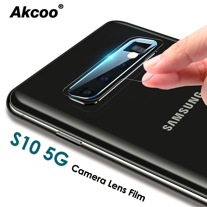 

Akcoo S10 5G Camera Lens films Ultra Slim High Definition for Samsung Galaxy S8 9 10 Note 8 9 10 Pro 5G Camera lens protector