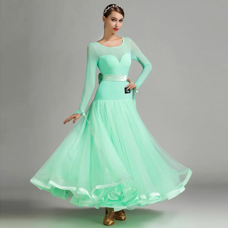 Modern Dance Dress Female Performance Clothing National Standard Dance Uniform Suit B-6138