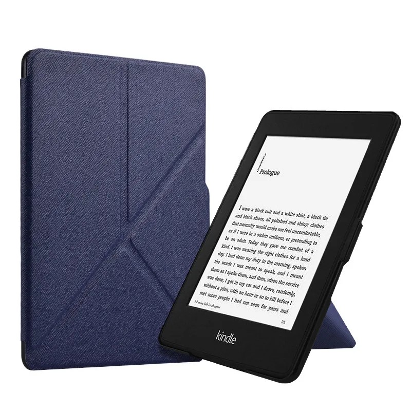 Тонкий умный чехол-подставка из искусственной кожи для Amazon Kindle Paperwhite 1 2 3 2013 6,0 дюймов многоразовый кожаный чехол+ стилус