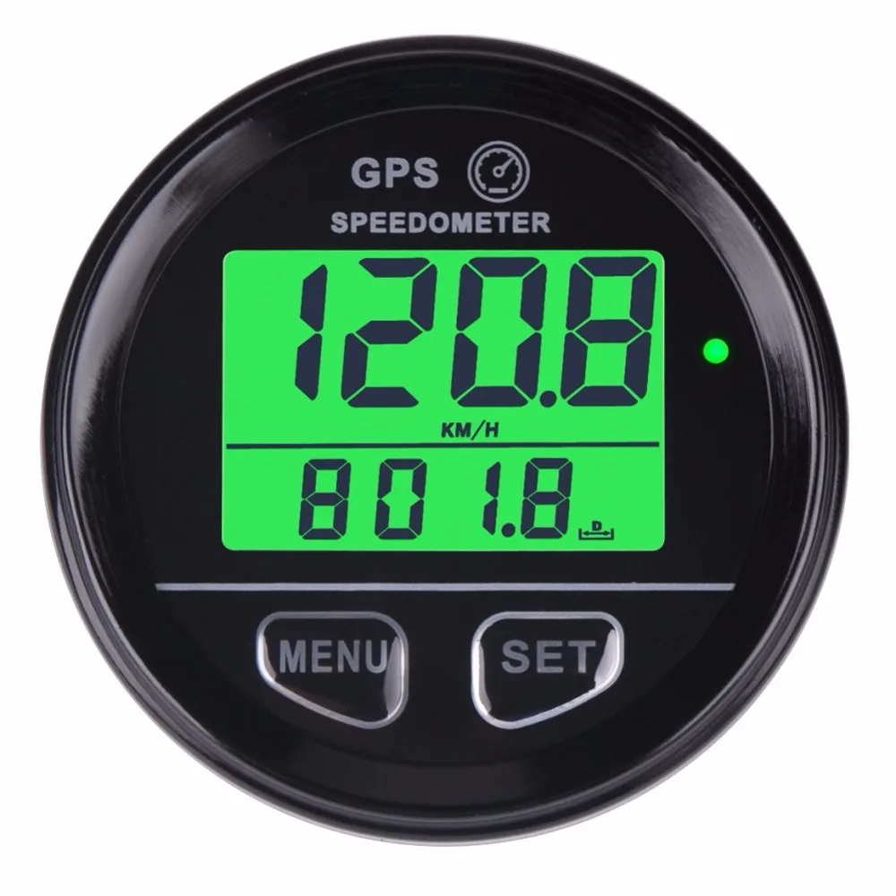 Backlight Digital GPS Speedometer Speed Meter Counter Waterproof with