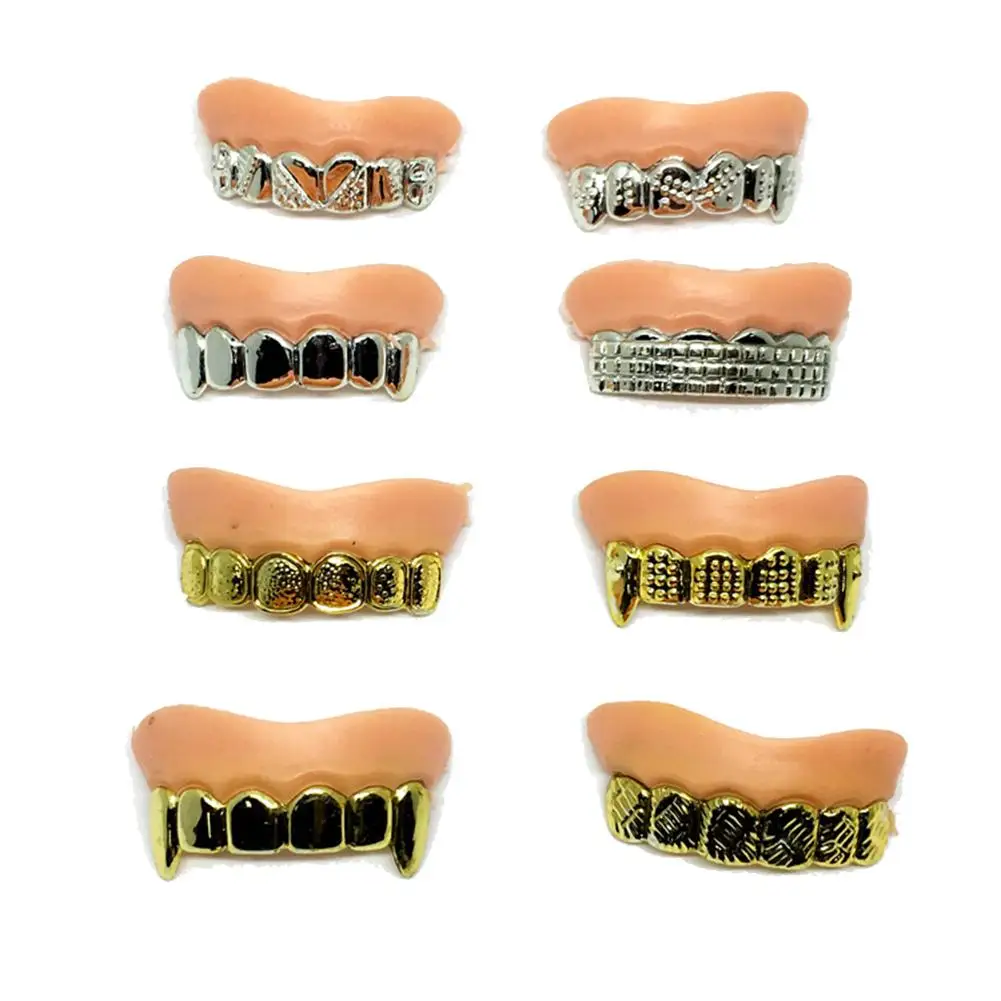 

10Pcs Funny Fake Denture Teeth Decor Prank Trick Props Costume Party Favor