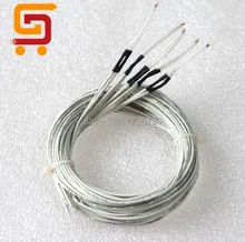 5 pçs/lote 100 k ohm termistor ntc 3950 termistores com cabo para impressora 3d reprap mend