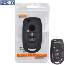 Carro Virar Remoto Chave Fob Silicone Shell Case Capa Para Fiat cronos Egea 500X Toro Tipo Para Dodge Neon Pele 2015 2016 2017 2018