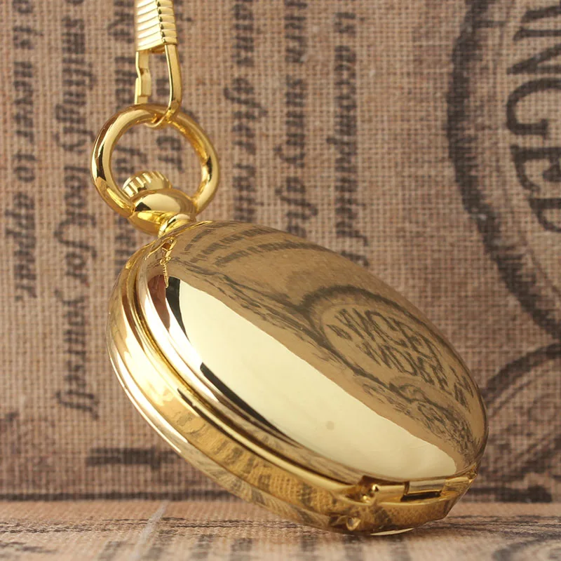 10pcs/lot Retro Classic Gold Steampunk Mechanical Pocket Watch Double Opened Roman Dial Flip