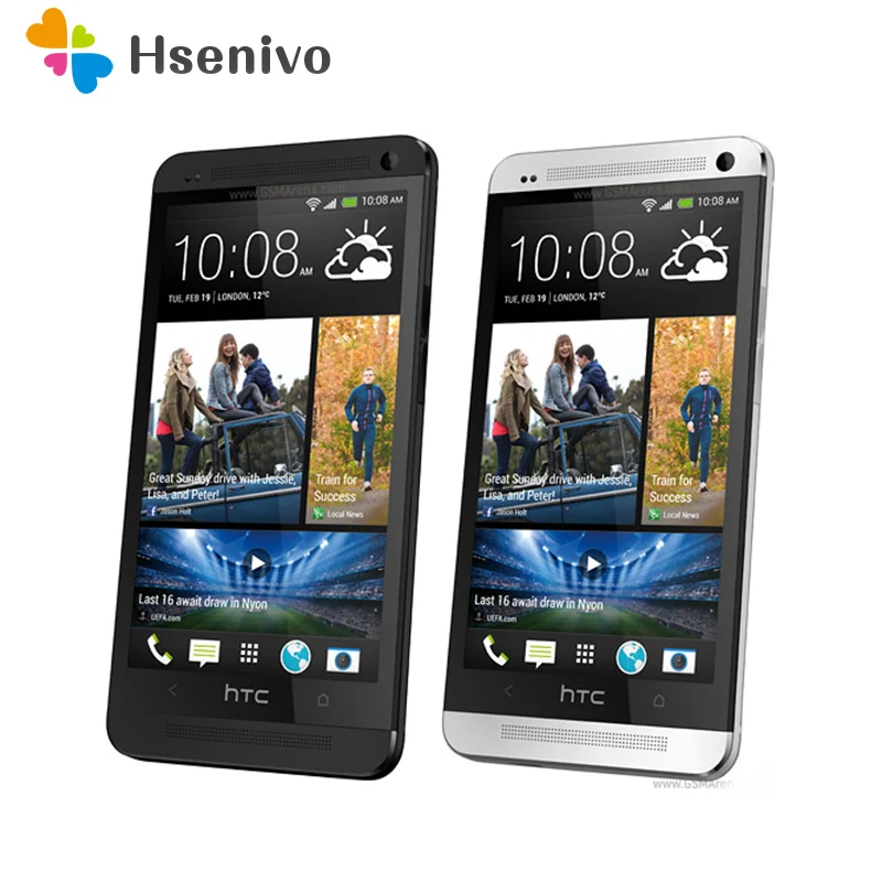  Unlocked Original Mobile Phones HTC ONE M7 2GB RAM 32GB ROM Smartphone 4.7 inch Screen Android 5.0 