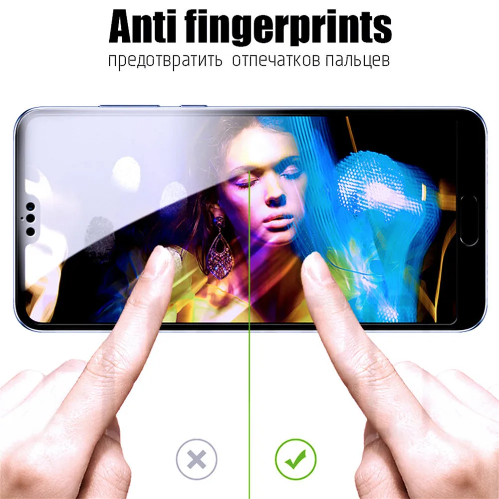 Закаленное 3D стекло премиум класса для Huawei P20 P30 Pro Lite защита экрана 9H Honor 7X 8A 8X 9 10 20