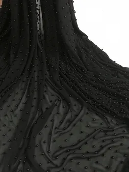 

Jolin-92907 special 5 yards/pcs SEQUINS African french lace net tulle fabric with super quality