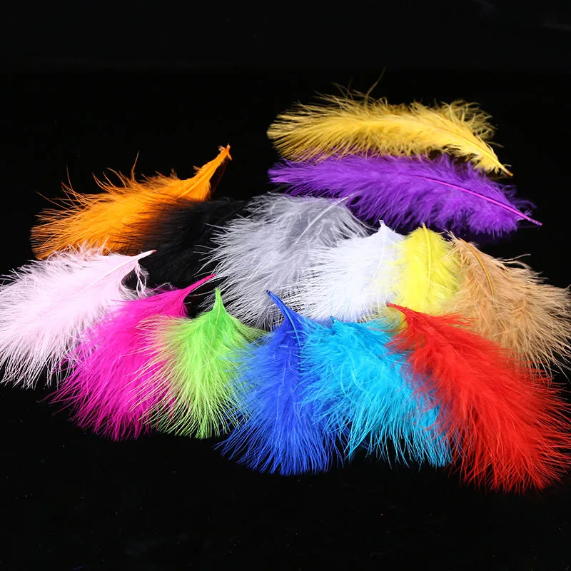 

50pcs/Lot 10-15CM Turkey Feathers Fluffy Wedding Dress DIY Craft Decoration Accessories Feathers for DIY Dreamcatcher