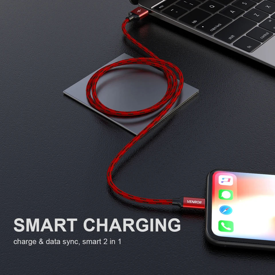 Venroii usb type C кабель для huawei P20 Lite mate 20 Oneplus 6 6T 3A USBC Data Kable samsung S8 Xiaomi mi x Max 3 8|Кабели