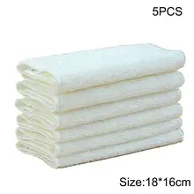 5 шт. двухслойные бамбуковые волокна анти-масляные чистящие салфетки бытовые инструменты для уборки аксессуары