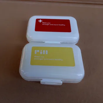 

Portable Multilayer Pill Organizer 8 Compartment Case Holder Medicine fold Box