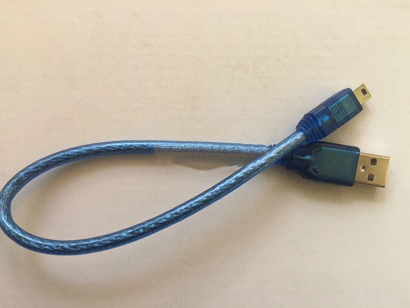 30 سنتيمتر 50 سنتيمتر 150 سنتيمتر 1.5 m USB 2.0 طباعة خط شفافة الأزرق كابل نقل بيانات عالية السرعة مربع الفم usb ل الفاكس آلة ماسحة طابعة