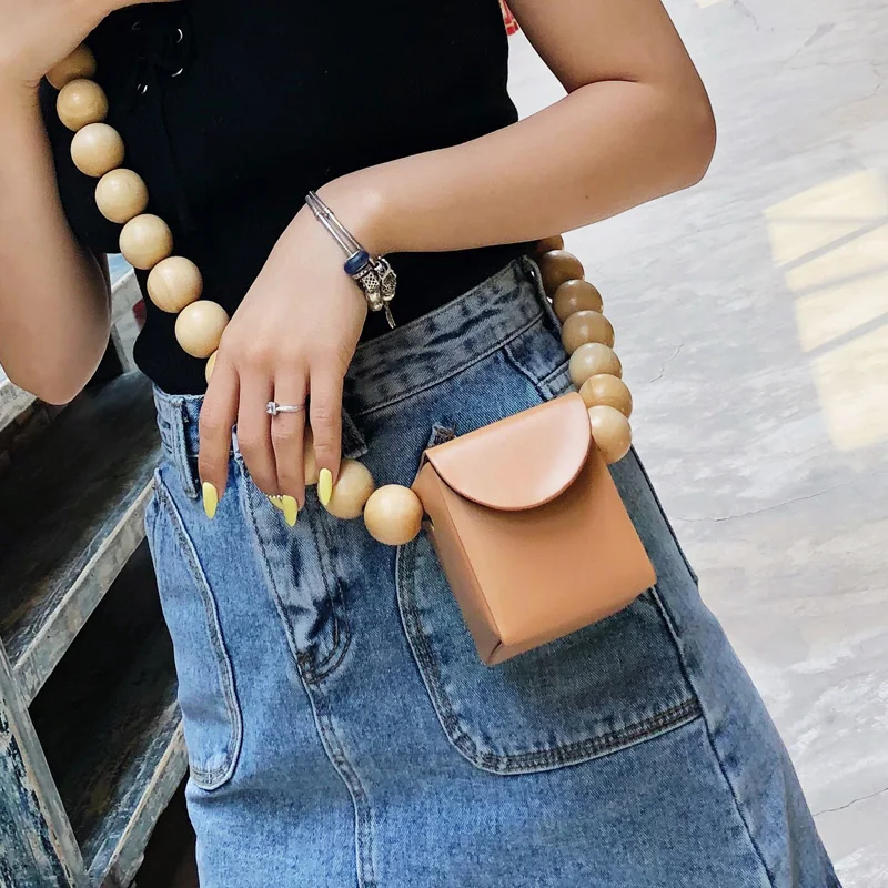 

Women's Bags Designer Beaded Bag Pu Leather Wild Mini Small Square Package Clutch Female Travel Vacation Messenger Bags Handbag