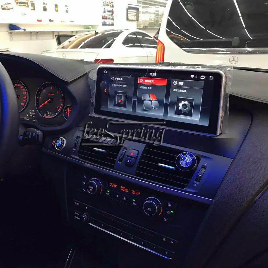 Flash Deal 10.25 inch IPS Screen Android 9.0 Car GPS Navigation for BMW X3 F25/for BMW X4 F26 (2011-2016 Original CIC or NBT System) 1