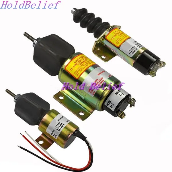

Stop solenoid SA-4826 1502-12D2U1B1S1 W/NUT shutdown engine