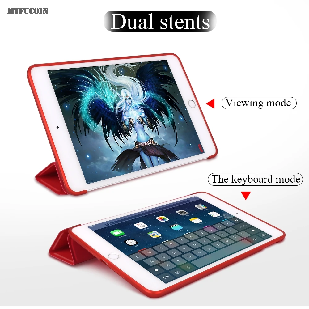 Чехол для iPad mini 5 4 Smart Cover ТПУ мягкий материал flexbility не трескается защитный