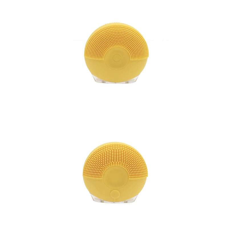 facial clean brush yellow 10