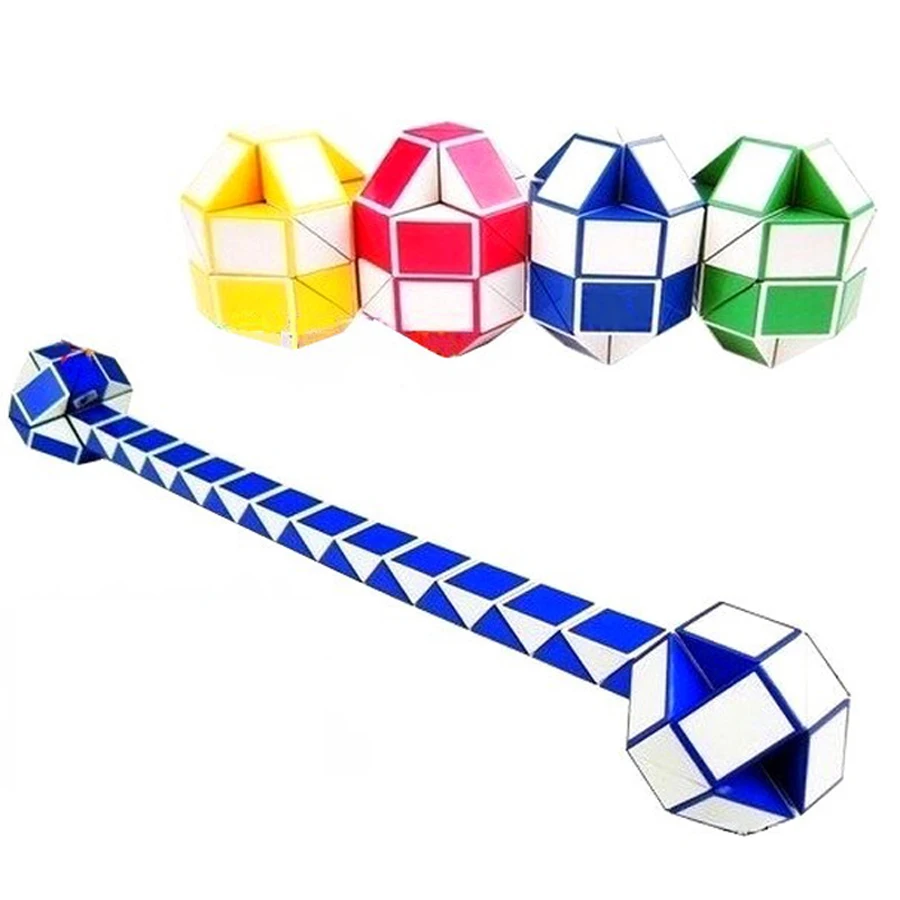 

Intelligence Magic Snake Cube Puzzle Games Children Special Spinner Oyuncak Magic Ruler Rompecabezas Cubes For Children 50D0615