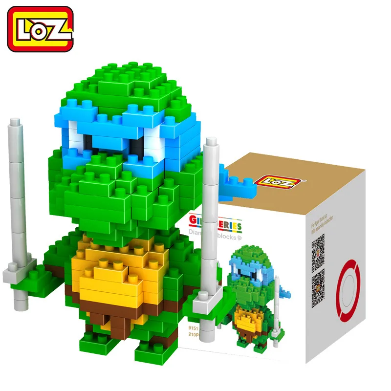 Loz Leonardo da Vinci bloques ladrillos regalo niños DIY juguetes educativos Menino Juguetes