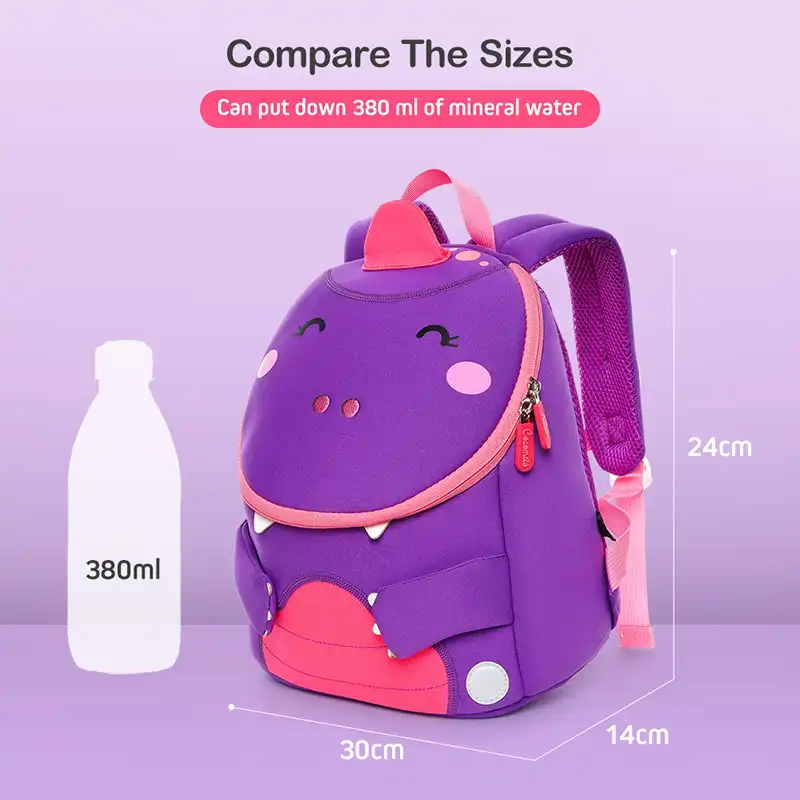 purple dinosaur backpack