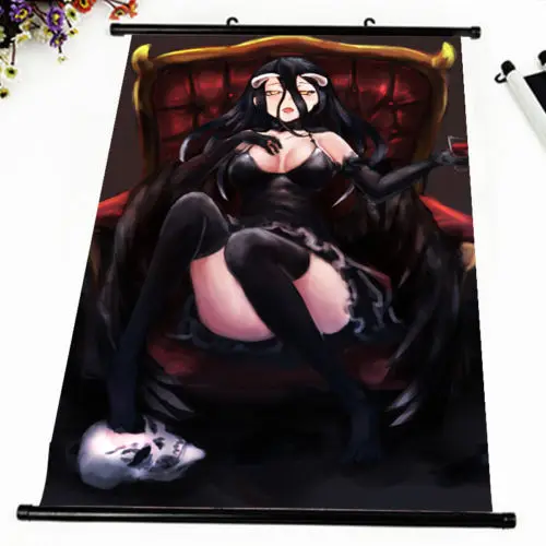 Аниме постер Новый OVERLORD Albedo настенная прокрутка печатная картина домашний декор