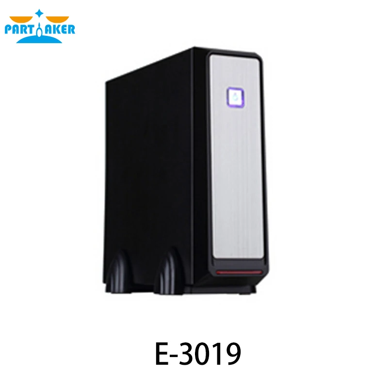 Мощный mini itx случай пк E-3019 с блоком питания handy htpc игровой настольный компьютер secc