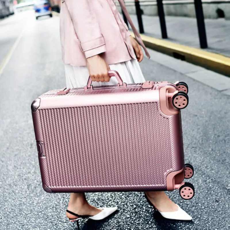 

360 degree mute universal wheel lock password trip Case,high quality PU matte trolley box,20"24"26"29"inch Suitcase Luggage bag