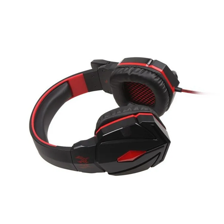 Colorful Stereo Headband Anti-noise Hifi Headphones For Computer Game Professional Cool Over-Ear Glow Gaming Music Headset (5)
