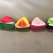 Фруктовый 9 см арбуз-Девичий плюшевый Кошелек, Брелок Плюшевый игрушечный кошелек