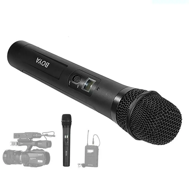 

BY-WHM8 Dynamic Microphone Wireless handheld UHF transmitter with 48UHF channels