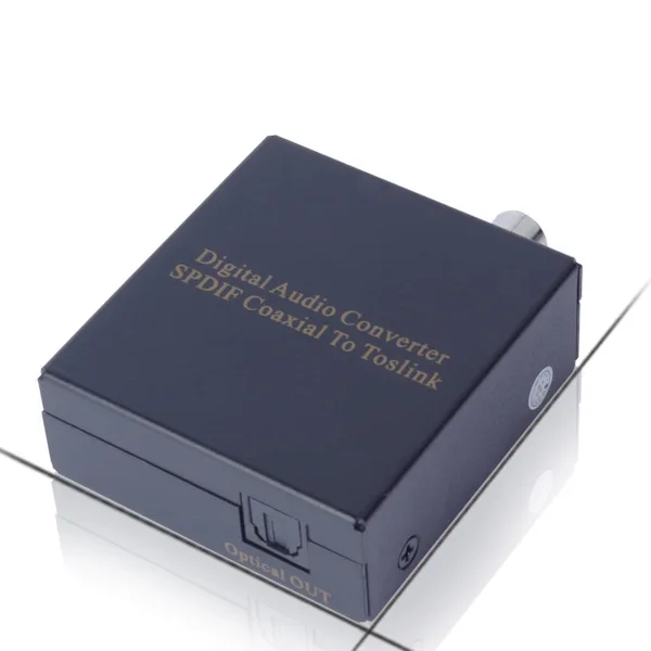 

REDAMIGO Digital Audio Converter SPDIF Coaxial to Toslink Optical Digital Converter Audio Converter Adapter