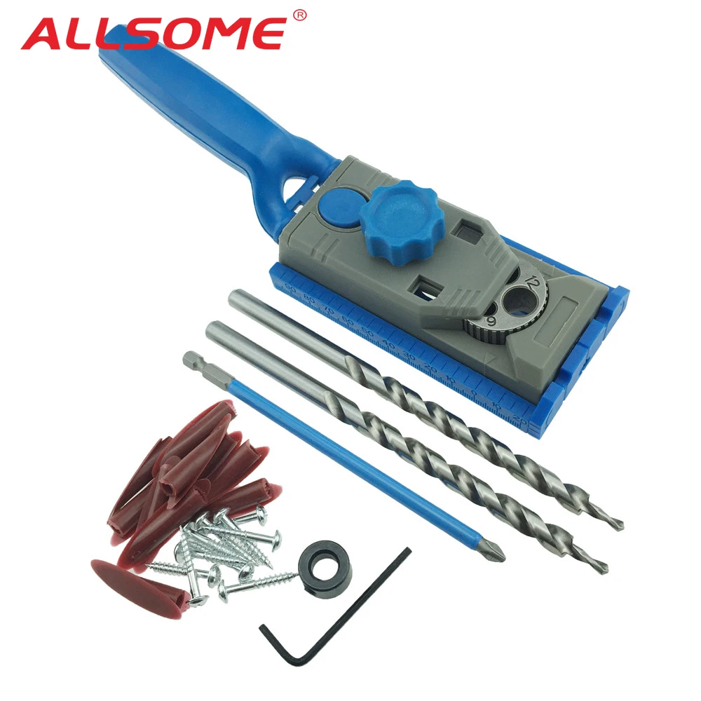 Pocket Hole Jig System Drill Guide for Kreg Wood Doweling Joinery