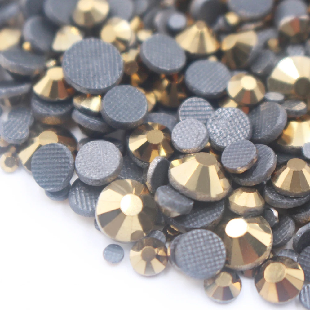 

2019 Summer New 1000pcs Mix size Hotfix Rhinestone Shiny Crystal AB SS6 SS10 SS16 SS20 SS30 for Clothes DIY free shipping