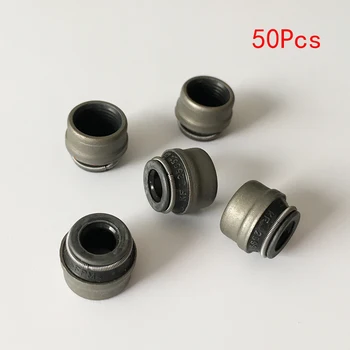 

50Pcs OEM Engine Valve Stem Oil Seal 6mm For A3 A4 A5 A6 A7 A8 Q3 Q5 Q7 TT Golf Jetta Phaeton Touareg 036 109 675 A 057 109 675