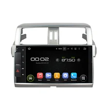 Deckless CAPACTIVE 1024*600 screen 10.1″ Android 5.1.1 for TOYOTA PRADO LC150 2014-2015 Car DVD Navigation GPS Radio wifi player