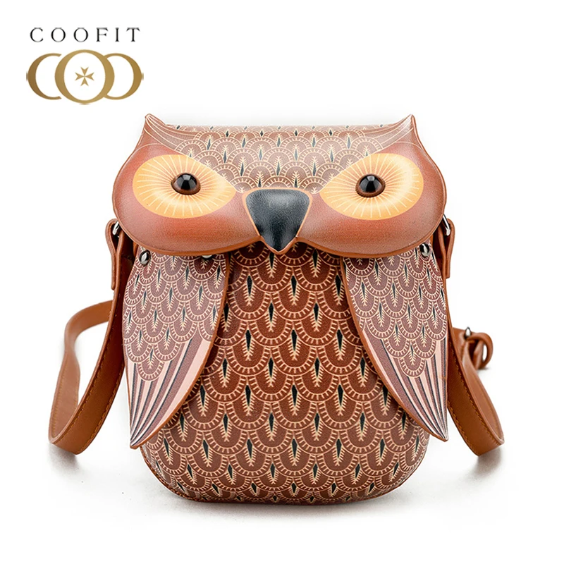 Coofit Owl Bag 2018 New Cute Owl Shoulder Bag Handbag Purse Women