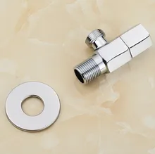 Alta Calidad 1/2 “malex 1/2” macho de acero Inoxidable Cromado de Baño y Cocina Tope Angular Válvula válvulas De Llenado/accesorios de baño