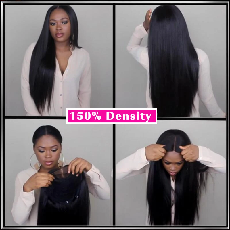 7A Full Lace Human Hair Wigs for Black Women Glueless Full Lace Wigs Brazilian Virgin Hair